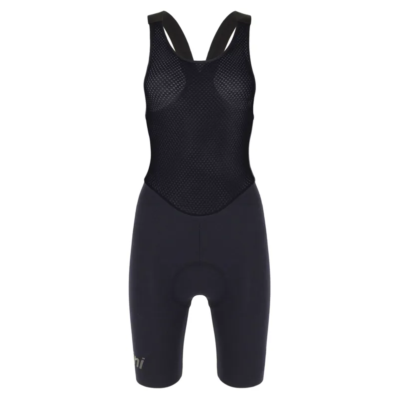 Santini Women's Unico c3w Pad Bib Shorts in Black