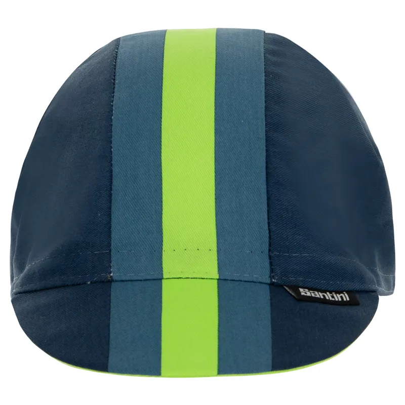 Santini Bengal Cotton Cap in Flashy Green