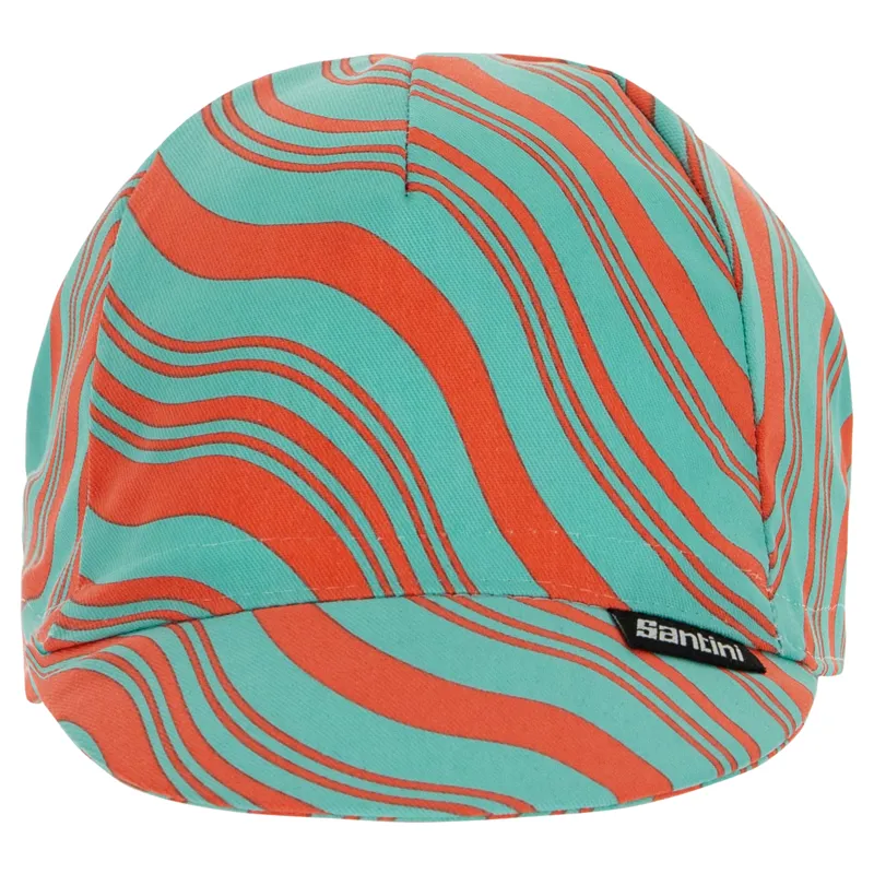 Santini Kinetic Cotton Cycling Cap in Aqua