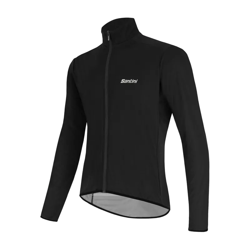 Santini Aw Nebula Puro Pocketable Wind Jacket in Black