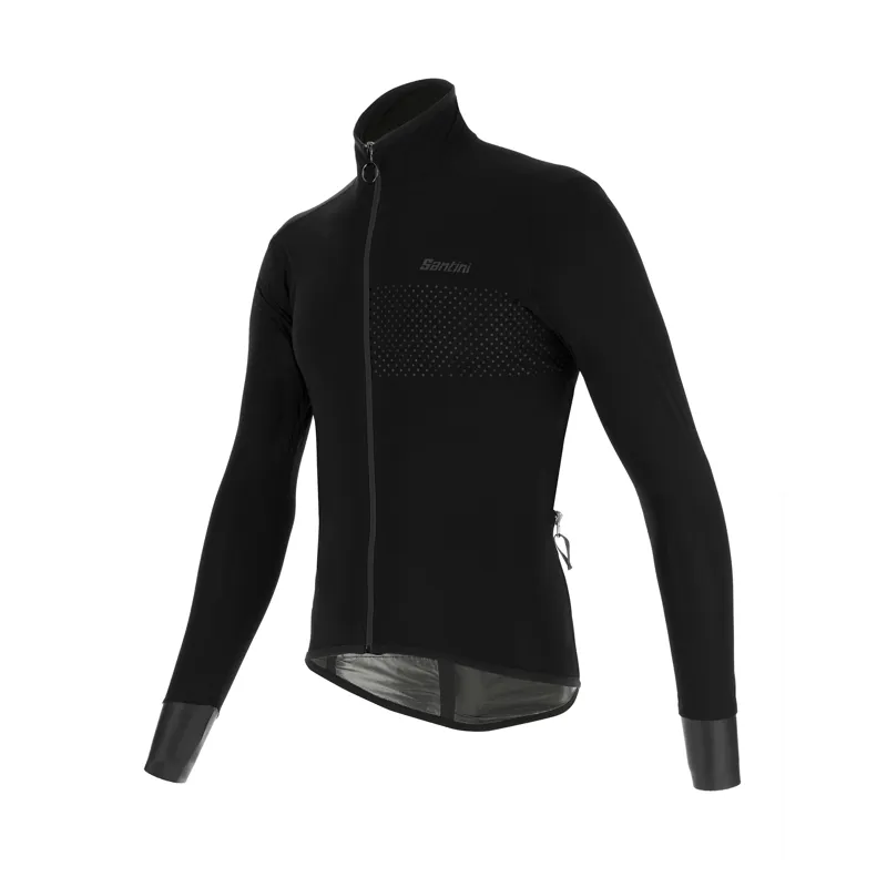 Santini Aw Guard Nimbus Pocketable Rain Shell in Black