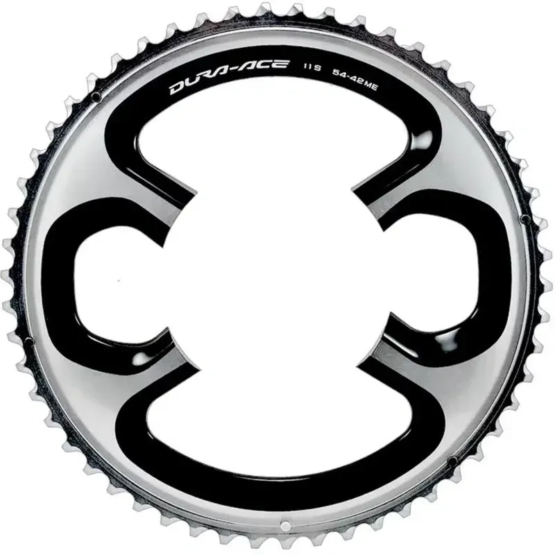 Shimano Spares Dura-Ace FC-9000 Chainring 110mm 4-Bolt in Silver-4