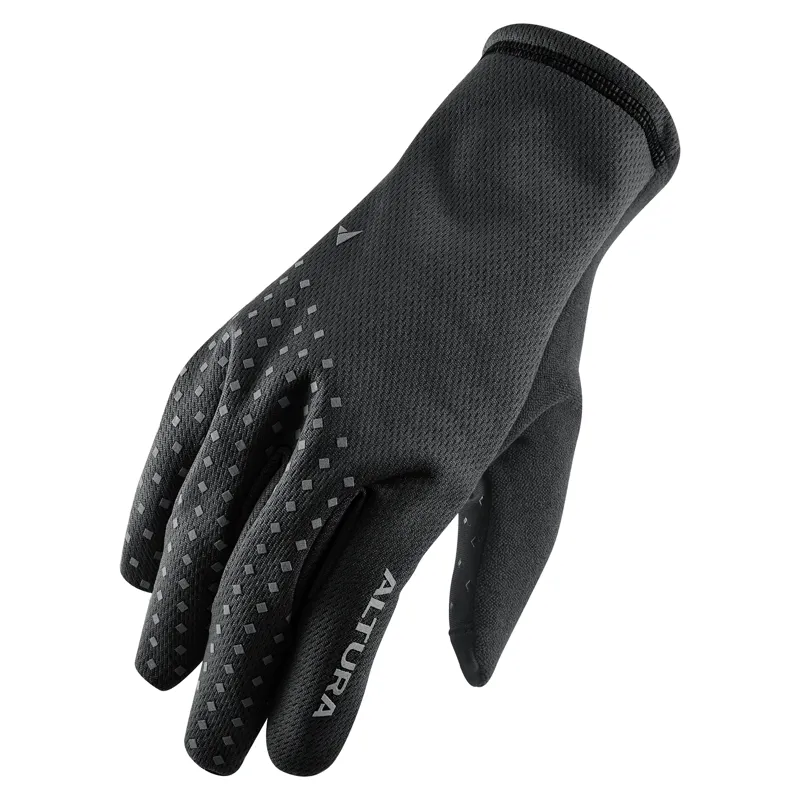 Altura Fleece Windproof Nightvision Gloves in Black
