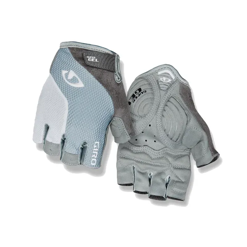 Giro Strade Massa Supergel Womens Road Cycling Mitt In Grey