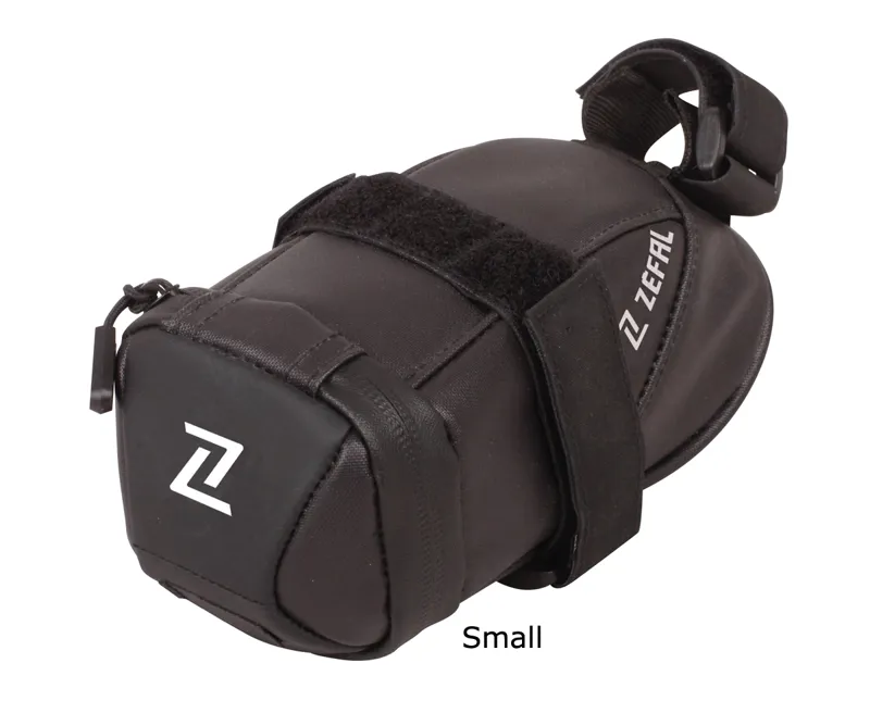 Zefal Iron Pack 2 DS Velcro Saddlebag In Black