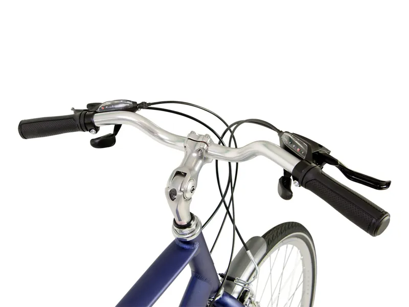  Raleigh Pioneer Tour Crossbar Hybrid Bike in Silver-1