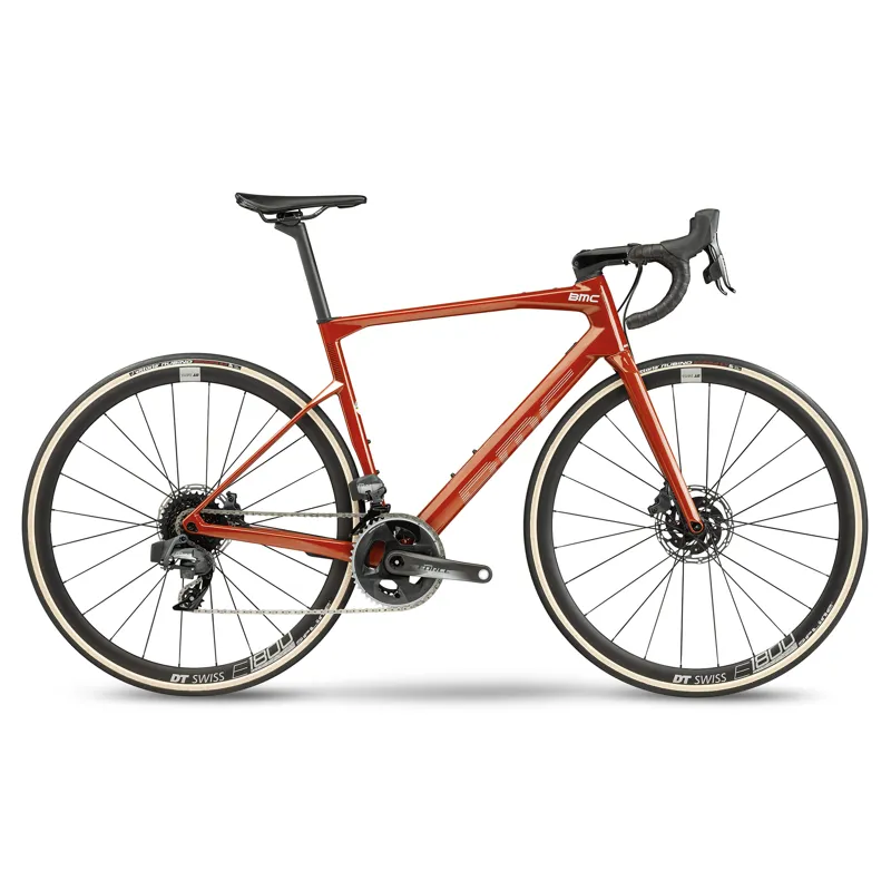 2021 Bmc Roadmachine One Force Etap AXS Carbon Road Bike in Red