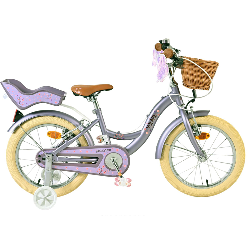 Volare Blossom 16inch Purple Kids Bike
