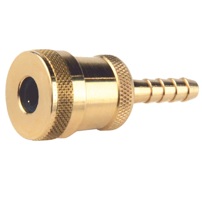 SKS Brass Push-On Nipple in Gold