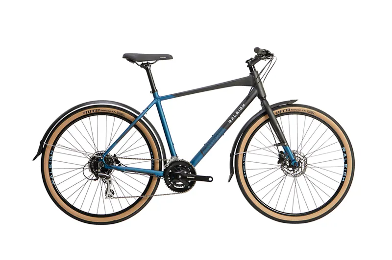 Raleigh Strada City 650b Hybrid Bike in Blue